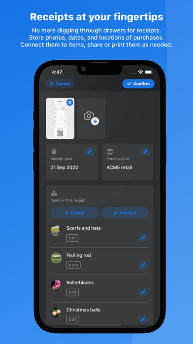 Itemido: Manage Home Inventory screenshot