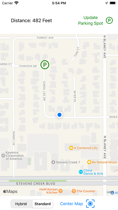 Mark Your Parking Spot screenshot