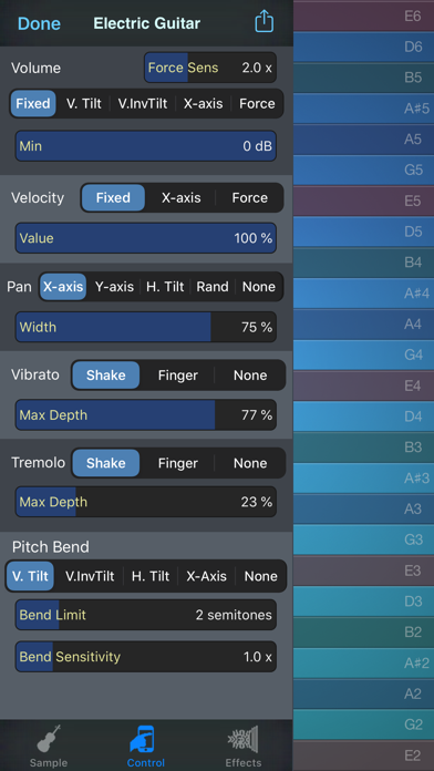 ThumbJam screenshot