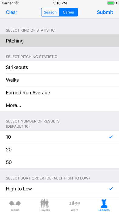 Baseball Stats 2026 Edition screenshot
