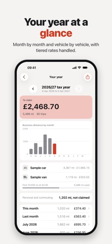 Mileage: Business Trip Tracker screenshot