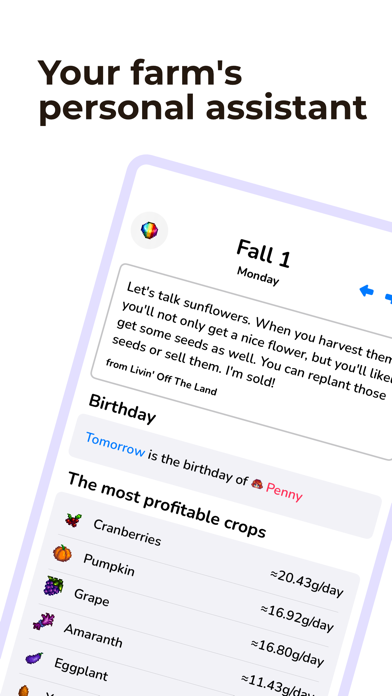Assistant for Stardew Valley screenshot