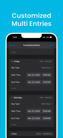 Hours Clocker: Ai Time Tracker screenshot