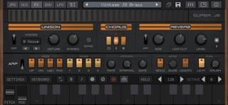 Super J8 Synth + AUv3 screenshot