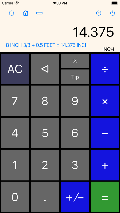 Construction Calculator++ screenshot
