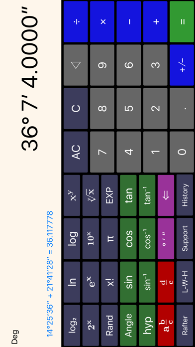 Construction Calculator++ screenshot