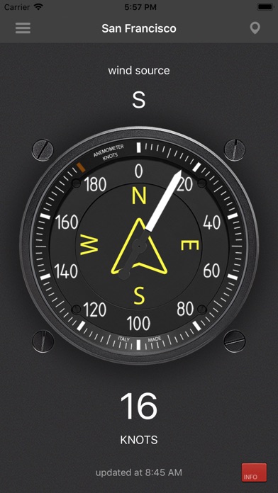Anemometer: Wind speed screenshot