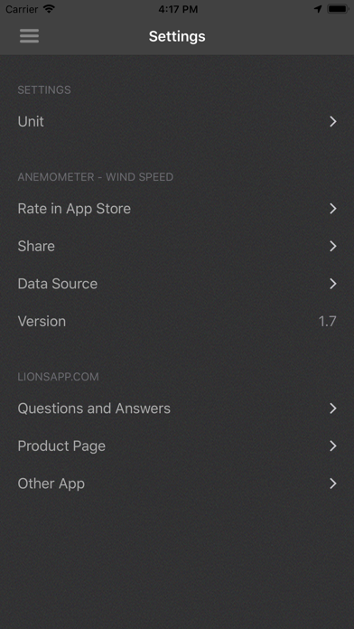 Anemometer: Wind speed screenshot