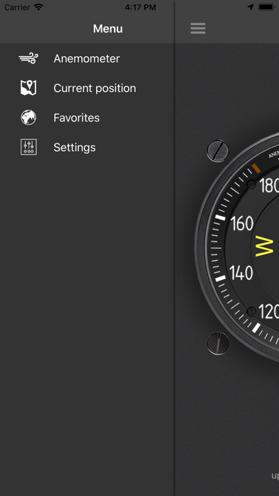 Anemometer: Wind speed screenshot