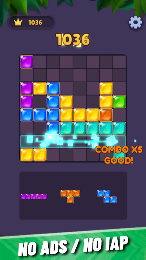 Block Blast: Classic Jewel screenshot
