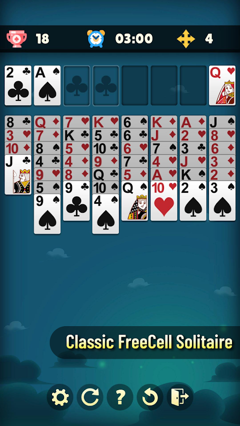 FreeCell Solitaire: Classic screenshot