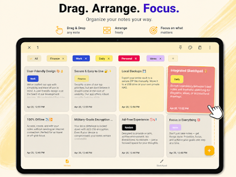 PrivNotesPro – Offline Notepad screenshot