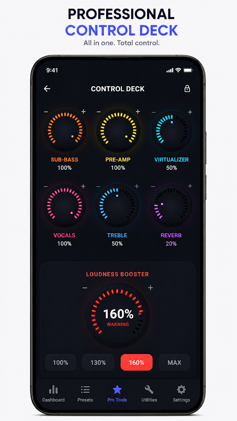 Bass Booster & Equalizer Pro screenshot