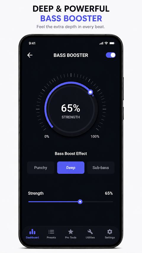 Bass Booster & Equalizer Pro screenshot