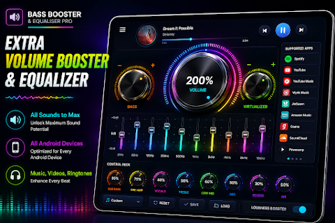 Bass Booster & Equalizer Pro screenshot