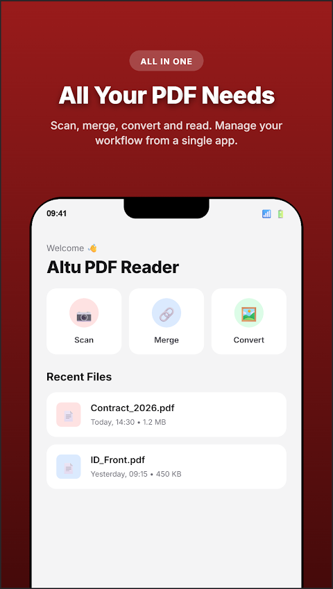 Altu PDF Reader screenshot