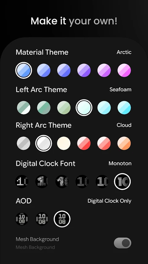 Eccentric Watch Face screenshot