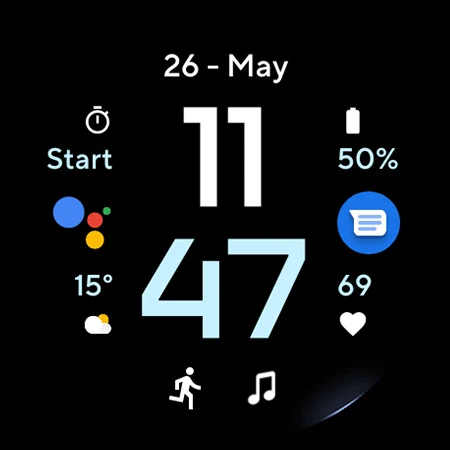 Sport B: Watch face screenshot