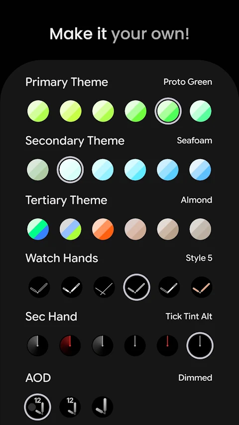 Wayfarer Watch Face screenshot