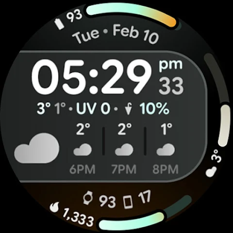 Weather Dashboard Watch Face screenshot