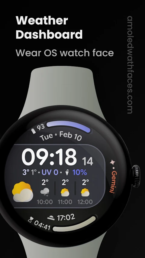 Weather Dashboard Watch Face screenshot
