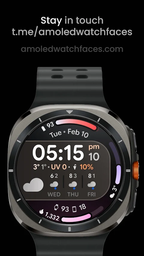 Weather Dashboard Watch Face screenshot