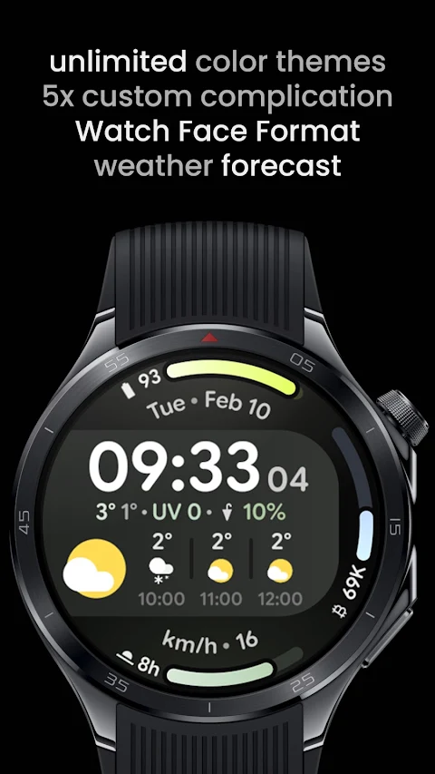 Weather Dashboard Watch Face screenshot