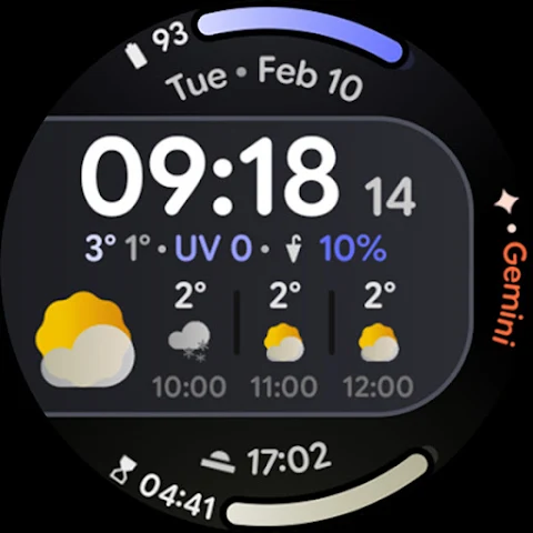 Weather Dashboard Watch Face screenshot