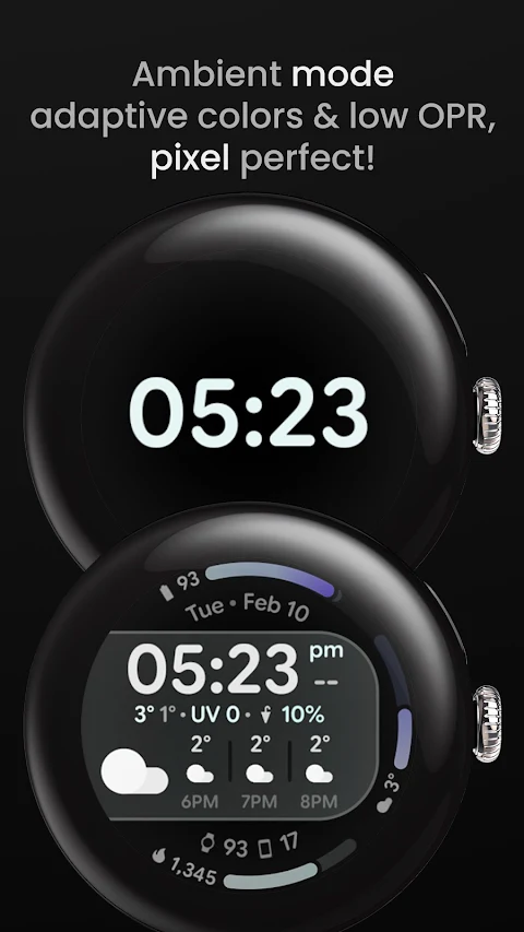 Weather Dashboard Watch Face screenshot