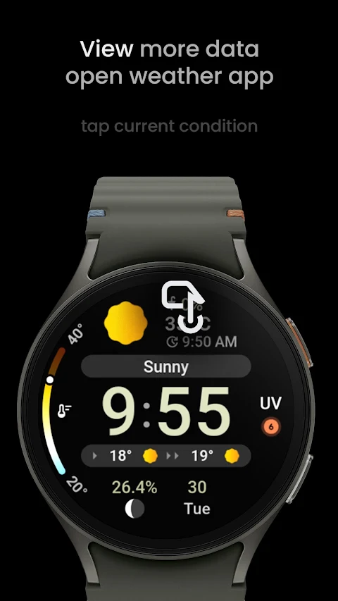 Just Weather: Watch Face screenshot