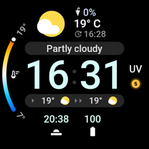 Just Weather: Watch Face screenshot