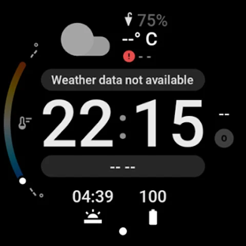 Just Weather: Watch Face screenshot
