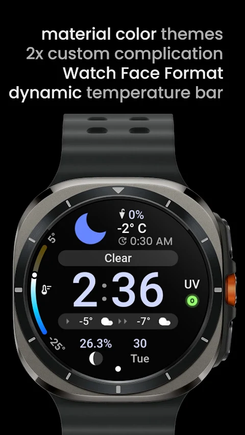 Just Weather: Watch Face screenshot