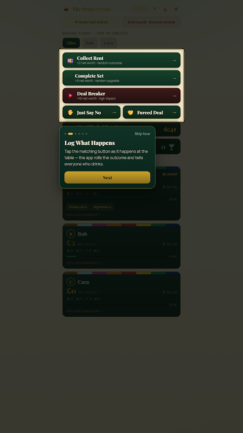 The Property Bar screenshot