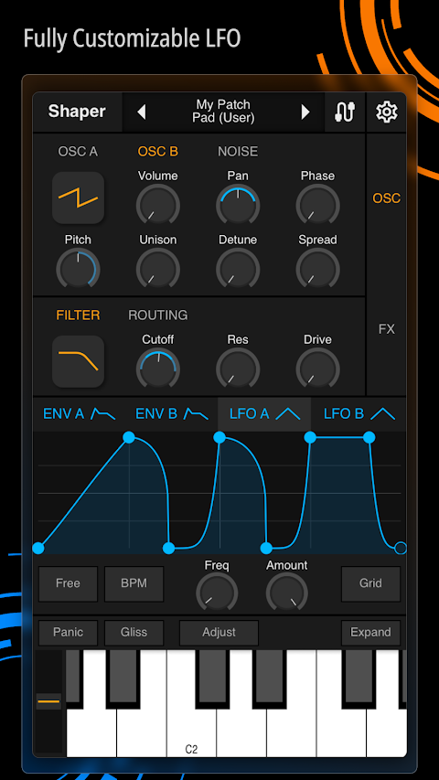 Shaper – Synthesizer screenshot