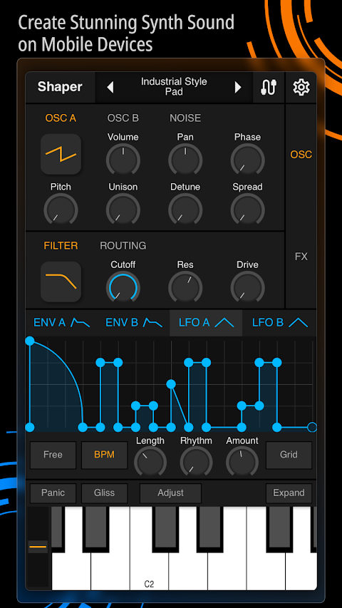 Shaper – Synthesizer screenshot