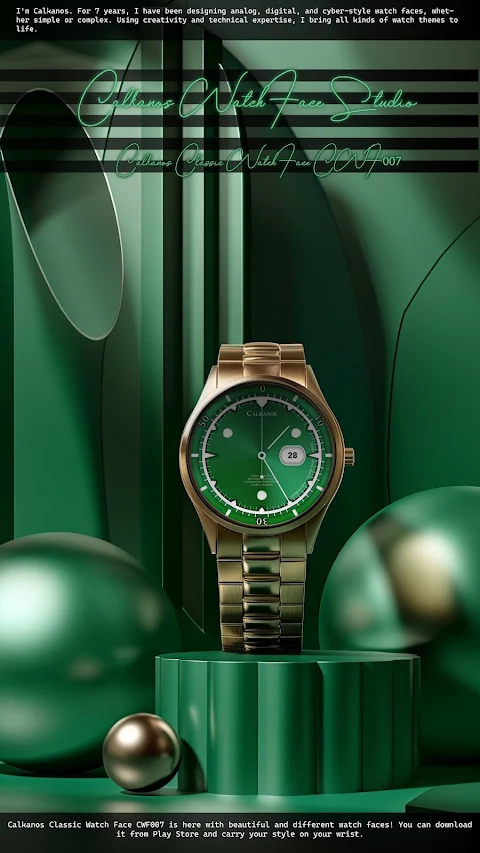 Classic Watch Face CWF007 screenshot