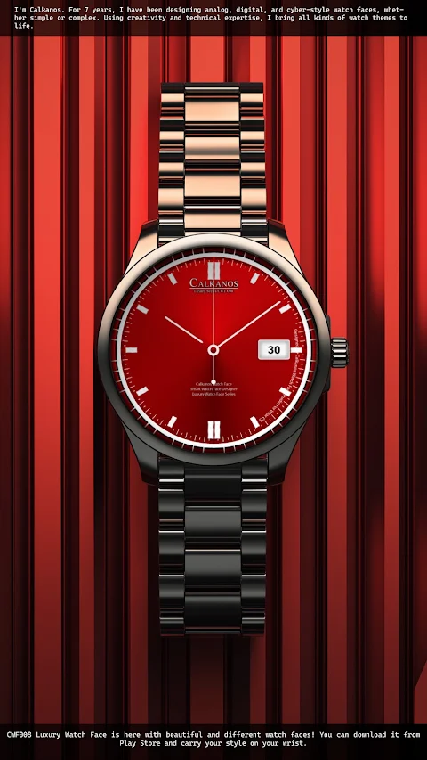 CWF 008 Luxury Watch Face screenshot