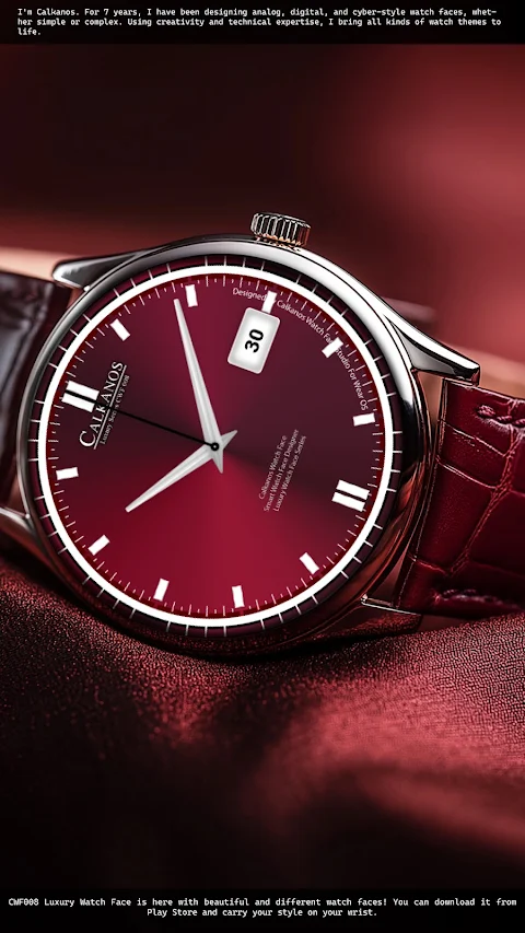 CWF 008 Luxury Watch Face screenshot