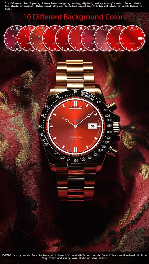 CWF 008 Luxury Watch Face screenshot