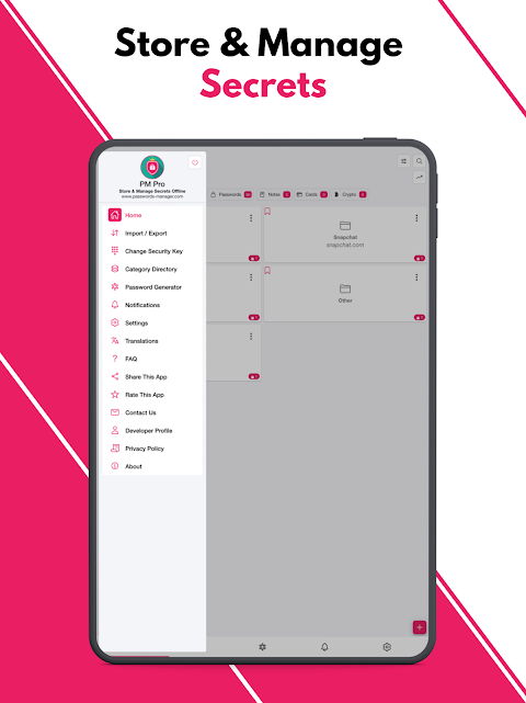 PM Pro: Password Manager screenshot