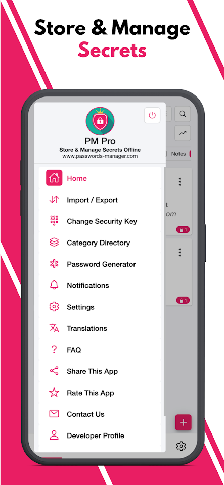 PM Pro: Password Manager screenshot