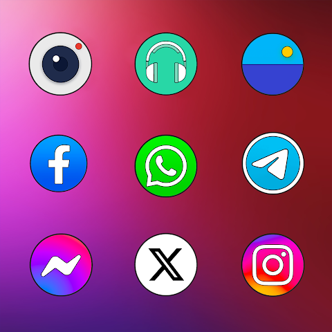Oxigen Circle – Icon Pack screenshot