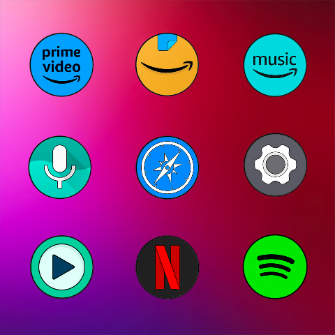 Oxigen Circle – Icon Pack screenshot