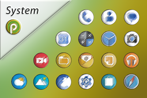Pixly Vintage – Icon Pack screenshot