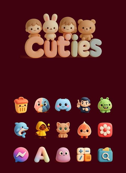 Cuties – Icon Pack screenshot