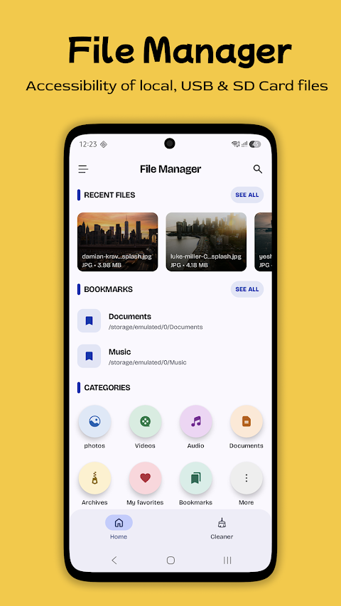 File Manager: File Explorer screenshot