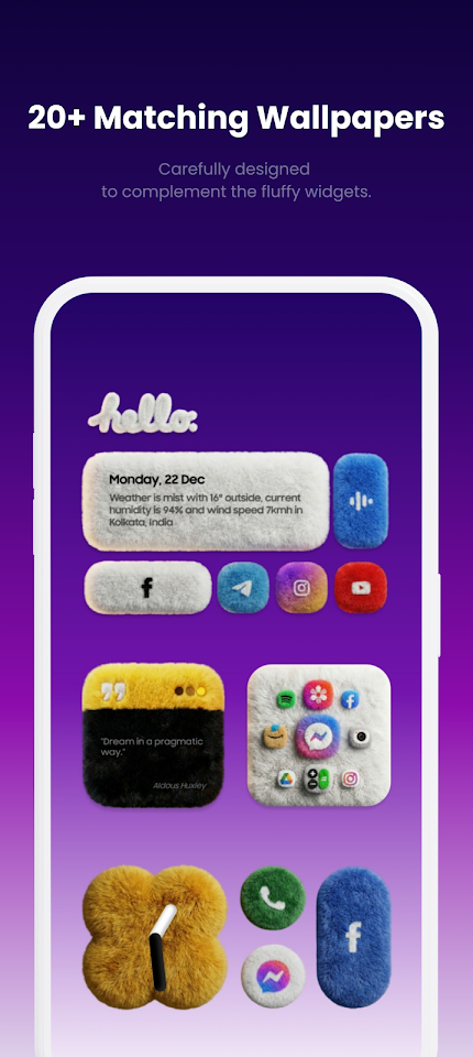 Fluffy Widget screenshot