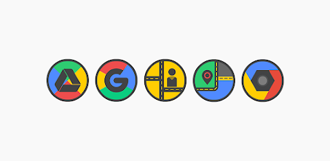 Circle Dark – Icon Pack screenshot
