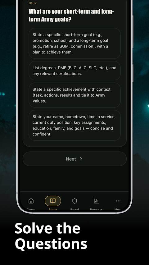 Army Study Guide – Board Prep screenshot